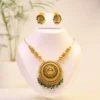 Ethnic lakshmi pendant necklace