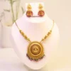 Ethnic lakshmi pendant necklace